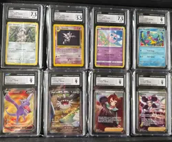 Lot Of 8 CGC Graded Error Pokemon cards. Haunter, Alt Art, Crimped, Miscut. - Image 2