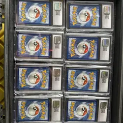 Lot Of 8 CGC Graded Error Pokemon cards. Haunter, Alt Art, Crimped, Miscut. - Image 5