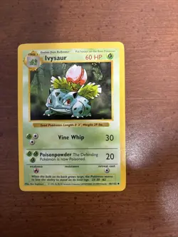 Base Set Shadowless Ivysaur Pokemon Card 30/102 Wizards Of The Coast 1999 - Image 1