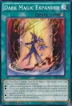 Yugioh - Dark Magic Expanded - 1st Edition NM - Plus Free Holographic Card - Image 1