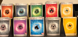 Lot Of 120 Pokemon TCG Basic Energy Cards 15 of Each Type - Image 1