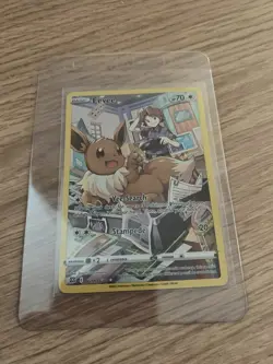 Pokemon Card TCG Eevee Brilliant Stars TG11/TG30 Holo Secret Rare Full Art - Image 1