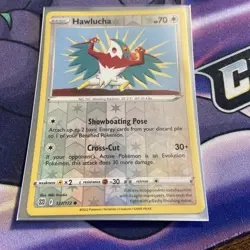 Hawlucha 127/172 Reverse Holo Brilliant Stars Pokemon Cards TCG Pack Fresh Mint - Image 1