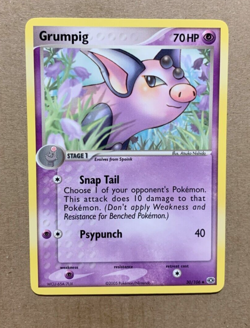 Grumpig 30/106 EX Emerald - Uncommon Pokemon Card - NM/Mint - Image 1