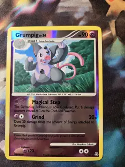 Grumpig 56/146 Legends Awakened Reverse Holo Foil Pokemon TCG Card NM - Image 1