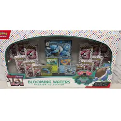 Pokemon Trading Cards 151 Scarlet Violet Blooming Waters Premium Collection Box - Image 1
