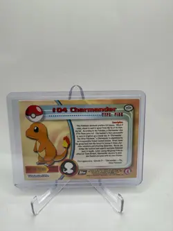 Pokemon Card - Charmander #04 - Topps Chrome - Image 2