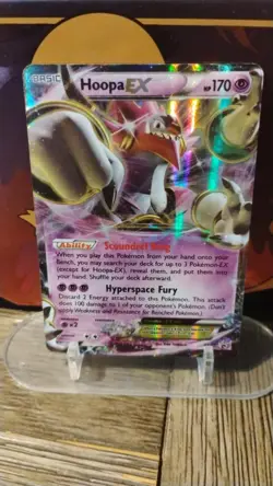 HOOPA EX Black Star Promos POKEMON Full-Art Holo 2015 Trading Card XY71 - Image 1