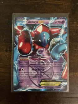 Pokemon Card Team Plasma Deoxys Ex Holo Full Art BW82 Promo Ultra Rare NM - Image 1
