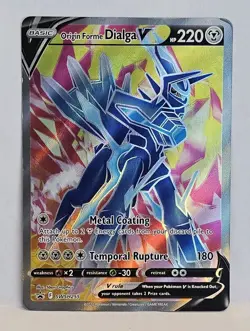 Pokemon Origin Forme Dialga V SWSH255 SWSH: Sword & Shield Promo Card Holo - Image 1