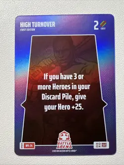 High Turnover Bo Jackson Battle Arena Alpha Update Bonus Play Card Foil #BPL-24 - Image 1