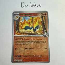 Ethan’s Quilava 033/182 Sv10 Reverse Holo Destined Rivals DRI Pokemon Card NM - Image 1
