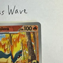 Ethan’s Quilava 033/182 Sv10 Reverse Holo Destined Rivals DRI Pokemon Card NM - Image 4