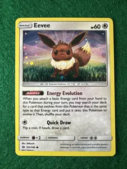 Eevee - (Cosmos Holo) 101/149 Sun & Moon Era Pokemon Card TCG 2017 - Image 1