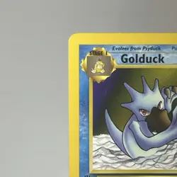 First Edition Golduck 35/62 Fossil Non Holo Uncommon 1999 Pokemon Card LP - Image 2