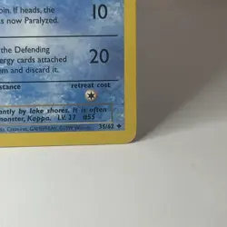 First Edition Golduck 35/62 Fossil Non Holo Uncommon 1999 Pokemon Card LP - Image 3