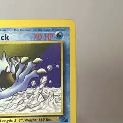 First Edition Golduck 35/62 Fossil Non Holo Uncommon 1999 Pokemon Card LP - Image 5