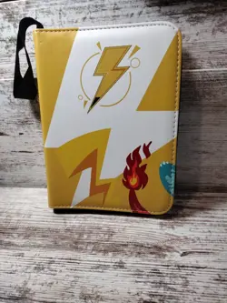 Pokemon 3-ring Card Binder, 4 Pocket, Zippered, 60 Empty Page Collector's Album - Image 1