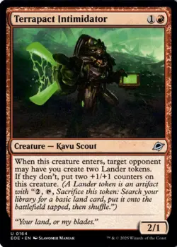 Terrapact Intimidator Edge of Eternities 164 NM MTG - Image 1