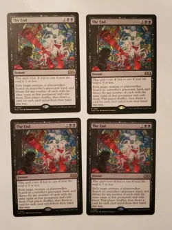4x The End - Wilds of Eldraine - Near Mint - MTG - Image 1