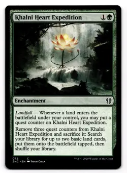 MTG Khalni Heart Expedition 72 Zendikar Rising Commander NM - Image 1
