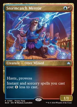 Stormcatch Mentor - Promo BLB LP MTG - Image 1