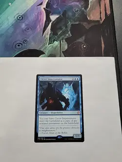 MTG - Clever Impersonator Commander 2019 Regular Mythic #082 - Image 2