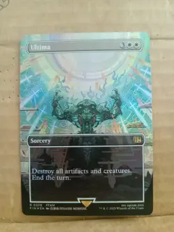 Ultima Extended Art Foil Final Fantasy MTG MINT PACK FRESH - Image 1