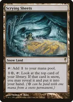 Scrying Sheets Coldsnap LP MTG - Image 1