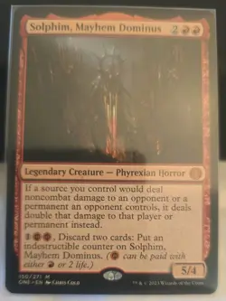 MTG Solphim, Mayhem Dominus - Phyrexia: All Will Be One NM - Image 1