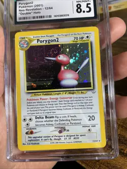 ✨ Pokemon CGC 9 Porygon2 #12 Neo Revelation “Double Holo” Error Mint ✨ - Image 4