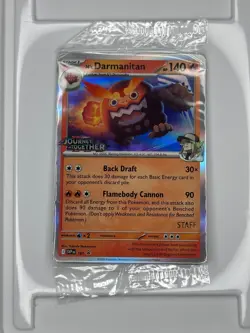 Pokemon TCG Journey Together STAFF PROMO PACK SEALED - Image 1
