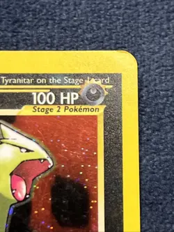 Pokemon Tyranitar Neo Discovery Holo Rare Card 12/75 WOTC SET BREAK - Image 3