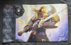 MTG Ultra pro Mana Series (white) Playmat With Health Tracker. - Image 1