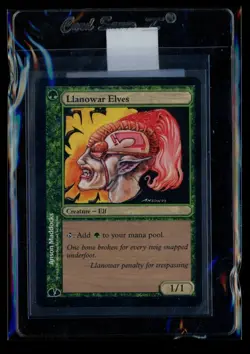 ***Llanowar Elves 8th Edition Test Print*** MTG 8th Edition Magic Kid Icarus - Image 1