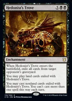 Hedonist's Trove - Light Play MTG Commander 2019 - Image 1