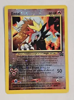 Entei - WoTC Promo - Reverse Holo HP - 34/53 Pokemon Heavy Play - Image 2