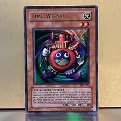 YuGiOh • Time Wizard • MRD-065 • Unlimited Holo Ultra Rare • MP - Image 1