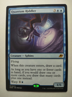 MTG- Quantum Riddler - Edge of Eternities - Mythic Sphinx Creature - NM/M - Image 1