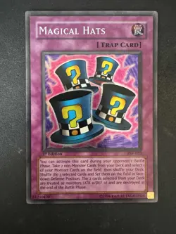 Yugioh - Magical Hats - 1st Edition - PSV-033 - Super Rare - LP - Image 1