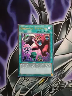 YuGiOh BLAR-EN071 Obedience Schooled Ultra Rare LP 1st Ed - Image 1