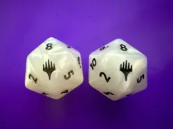 Two Magic The Gathering X Final Fantasy White Bundle Spindown D20 Die Dice - Image 2