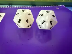 Two Magic The Gathering X Final Fantasy White Bundle Spindown D20 Die Dice - Image 3