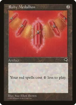Ruby Medallion Tempest LP MTG - Image 1
