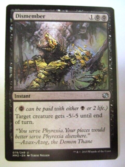 MTG Dismember Modern Masters 2015 Light Play!! - Image 1