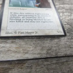 Magic The Gathering MTG Abu Jafar Arabian Nights 1993 MP Good Ungraded - Image 2