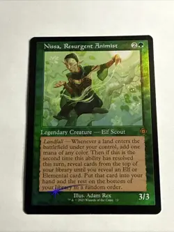 Nissa, Resurgent Animist (Retro Frame) March of the Machine: The After Foil NM - Image 1