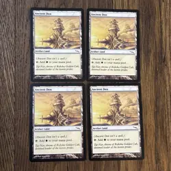 MTG Ancient Den Mirrodin Regular Common Playset X4 Never Played NM - Image 1