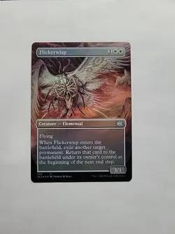 MTG - Flickerwisp (Borderless) Double Masters 2022 Foil U#339 - Image 1