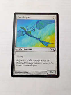 MTG Ornithopter Mirrodin 224/306 Regular Uncommon - Bit of Edge Wear - See Pics - Image 1